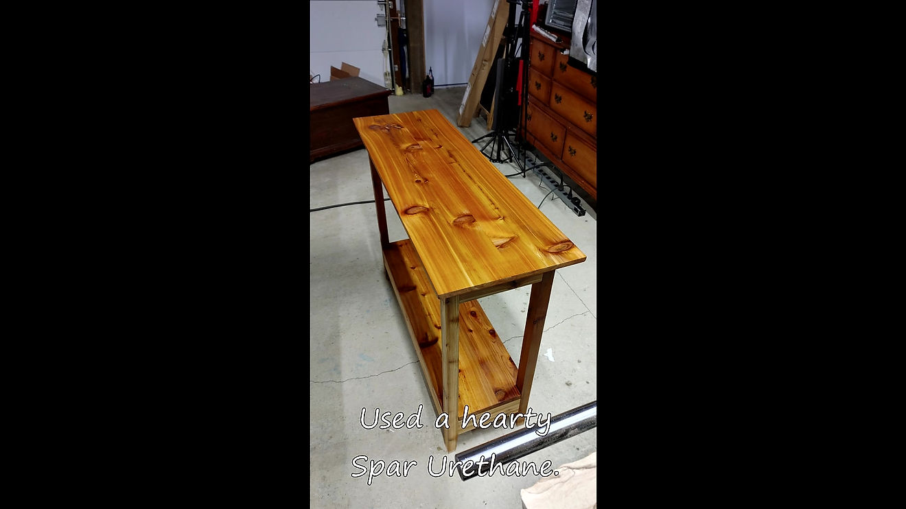 Cedar Console Table